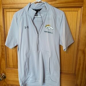 Under Armour Gray Softball Windbreaker